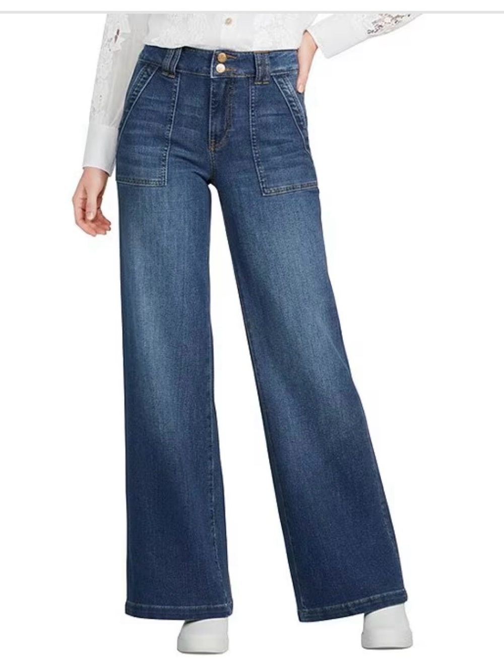 Kut from the Kloth high rise wide leg JODI sz6 stretch